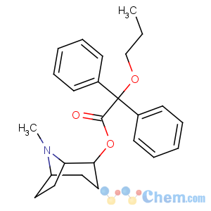 CAS No:87395-59-3 [(5R)-8-methyl-8-azabicyclo[3.2.1]octan-4-yl]<br />2,2-diphenyl-2-propoxyacetate