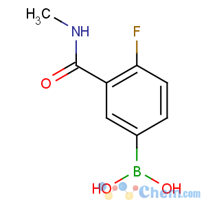 CAS No:874219-19-9 [4-fluoro-3-(methylcarbamoyl)phenyl]boronic acid