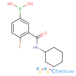 CAS No:874219-24-6 [3-(cyclohexylcarbamoyl)-4-fluorophenyl]boronic acid