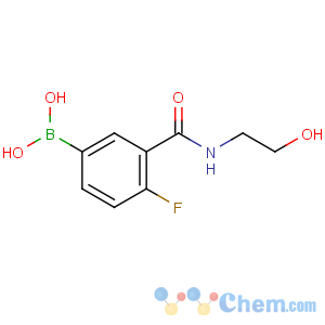 CAS No:874219-25-7 [4-fluoro-3-(2-hydroxyethylcarbamoyl)phenyl]boronic acid