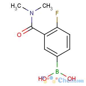 CAS No:874219-27-9 [3-(dimethylcarbamoyl)-4-fluorophenyl]boronic acid