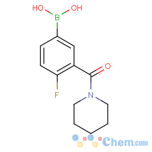 CAS No:874219-30-4 [4-fluoro-3-(piperidine-1-carbonyl)phenyl]boronic acid