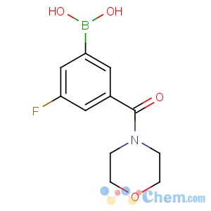 CAS No:874219-40-6 [3-fluoro-5-(morpholine-4-carbonyl)phenyl]boronic acid