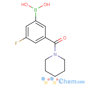 CAS No:874219-43-9 [3-fluoro-5-(piperidine-1-carbonyl)phenyl]boronic acid