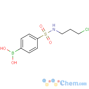 CAS No:874219-48-4 [4-(3-chloropropylsulfamoyl)phenyl]boronic acid