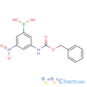 CAS No:874219-56-4 [3-nitro-5-(phenylmethoxycarbonylamino)phenyl]boronic acid