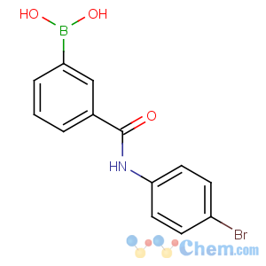 CAS No:874288-28-5 [3-[(4-bromophenyl)carbamoyl]phenyl]boronic acid