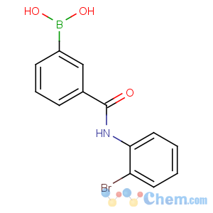 CAS No:874288-30-9 [3-[(2-bromophenyl)carbamoyl]phenyl]boronic acid