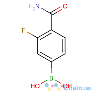 CAS No:874288-39-8 (4-carbamoyl-3-fluorophenyl)boronic acid