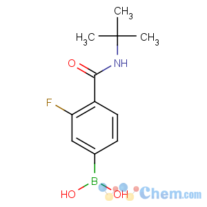 CAS No:874289-18-6 [4-(tert-butylcarbamoyl)-3-fluorophenyl]boronic acid