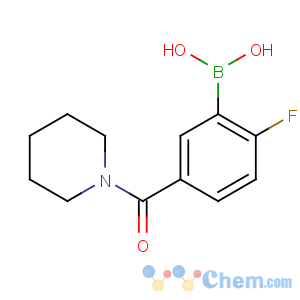 CAS No:874289-43-7 [2-fluoro-5-(piperidine-1-carbonyl)phenyl]boronic acid