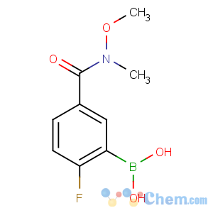 CAS No:874289-59-5 [2-fluoro-5-[methoxy(methyl)carbamoyl]phenyl]boronic acid