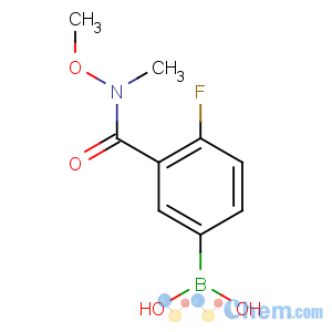 CAS No:874290-69-4 [4-fluoro-3-[methoxy(methyl)carbamoyl]phenyl]boronic acid