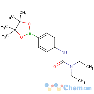 CAS No:874290-94-5 1,1-diethyl-3-[4-(4,4,5,5-tetramethyl-1,3,<br />2-dioxaborolan-2-yl)phenyl]urea