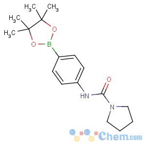 CAS No:874290-95-6 N-[4-(4,4,5,5-tetramethyl-1,3,<br />2-dioxaborolan-2-yl)phenyl]pyrrolidine-1-carboxamide