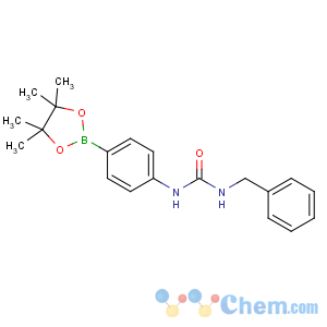 CAS No:874290-98-9 1-benzyl-3-[4-(4,4,5,5-tetramethyl-1,3,2-dioxaborolan-2-yl)phenyl]urea