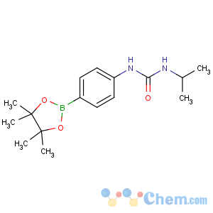 CAS No:874291-02-8 1-propan-2-yl-3-[4-(4,4,5,5-tetramethyl-1,3,<br />2-dioxaborolan-2-yl)phenyl]urea