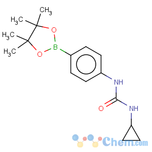 CAS No:874297-79-7 4-[(Cyclopropylcarbamoyl)amino]benzeneboronic acid, pinacol ester