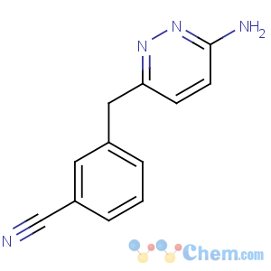 CAS No:874338-92-8 3-[(6-aminopyridazin-3-yl)methyl]benzonitrile