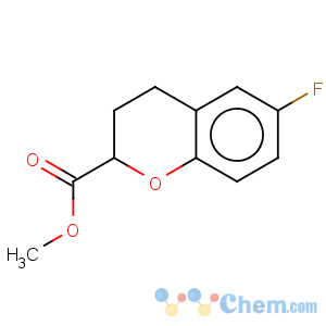 CAS No:874649-82-8 2H-1-Benzopyran-2-carboxylicacid, 6-fluoro-3,4-dihydro-, methyl ester