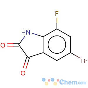 CAS No:874830-75-8 1H-Indole-2,3-dione,5-bromo-7-fluoro-