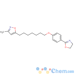 CAS No:87495-31-6 5-[7-[4-(4,5-dihydro-1,3-oxazol-2-yl)phenoxy]heptyl]-3-methyl-1,<br />2-oxazole