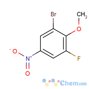 CAS No:875664-36-1 1-bromo-3-fluoro-2-methoxy-5-nitrobenzene