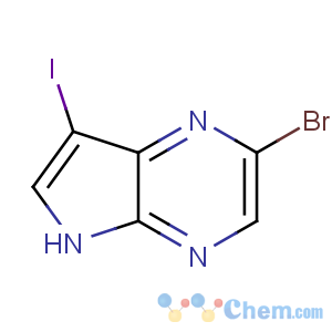 CAS No:875781-44-5 2-bromo-7-iodo-5H-pyrrolo[2,3-b]pyrazine