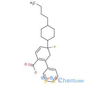 CAS No:87592-62-9 4-(4-butylcyclohexyl)-4-fluoro-2-phenylcyclohexa-1,5-diene-1-carboxylate