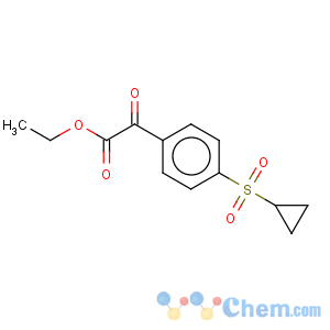 CAS No:876063-40-0 ethyl (4-cyclopropylsulfonylphenyl)oxoacetate