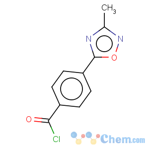 CAS No:876316-26-6 Benzoyl chloride,4-(3-methyl-1,2,4-oxadiazol-5-yl)-