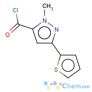 CAS No:876316-45-9 1H-Pyrazole-5-carbonylchloride, 1-methyl-3-(2-thienyl)-