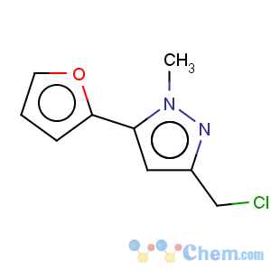 CAS No:876316-48-2 1H-Pyrazole,3-(chloromethyl)-5-(2-furanyl)-1-methyl-