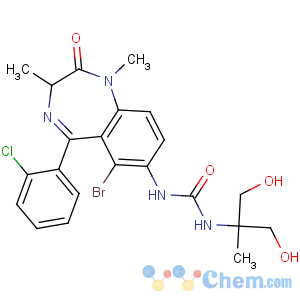 CAS No:87646-83-1 1-[(3S)-6-bromo-5-(2-chlorophenyl)-1,3-dimethyl-2-oxo-3H-1,<br />4-benzodiazepin-7-yl]-3-(1,3-dihydroxy-2-methylpropan-2-yl)urea