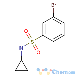 CAS No:876694-43-8 3-bromo-N-cyclopropylbenzenesulfonamide