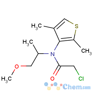 CAS No:87674-68-8 2-chloro-N-(2,4-dimethylthiophen-3-yl)-N-(1-methoxypropan-2-yl)acetamide