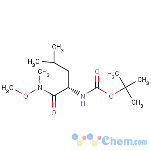 CAS No:87694-50-6 Carbamic acid,N-[(1S)-1-[(methoxymethylamino)carbonyl]-3-methylbutyl]-, 1,1-dimethylethylester