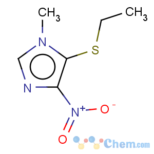 CAS No:87695-77-0 1H-Imidazole,5-(ethylthio)-1-methyl-4-nitro-