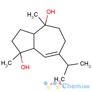 CAS No:87701-68-6 (1S,3aR,4R,8aS)-1,4-dimethyl-7-propan-2-yl-2,3,3a,5,6,<br />8a-hexahydroazulene-1,4-diol