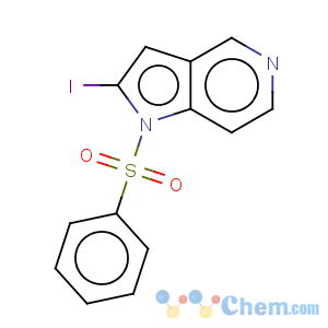 CAS No:877060-44-1 1H-Pyrrolo[3,2-c]pyridine,2-iodo-1-(phenylsulfonyl)-
