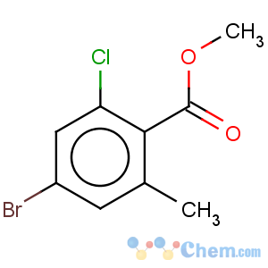 CAS No:877149-10-5 Benzoic acid,4-bromo-2-chloro-6-methyl-, methyl ester