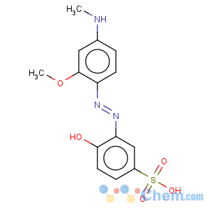 CAS No:87730-54-9 Benzenesulfonic acid,4-hydroxy-3-[2-[2-methoxy-4-(methylamino)phenyl]diazenyl]-