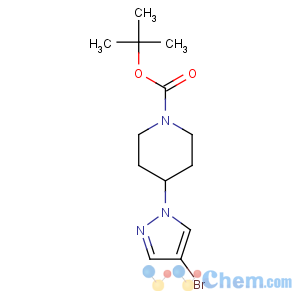 CAS No:877399-50-3 tert-butyl 4-(4-bromopyrazol-1-yl)piperidine-1-carboxylate