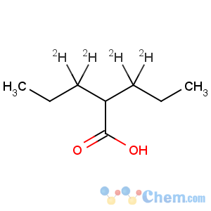 CAS No:87745-17-3 Pentanoic-3,3-d2 acid,2-(propyl-1,1-d2)- (9CI)