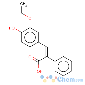 CAS No:87751-73-3 (2Z)-3-(3-ethoxy-4-hydroxyphenyl)-2-phenylacrylic acid