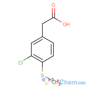 CAS No:87776-75-8 2-(3-chloro-4-methylsulfanylphenyl)acetic acid