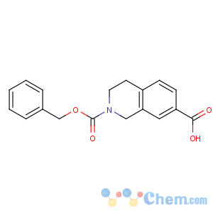 CAS No:877861-35-3 2-phenylmethoxycarbonyl-3,4-dihydro-1H-isoquinoline-7-carboxylic acid