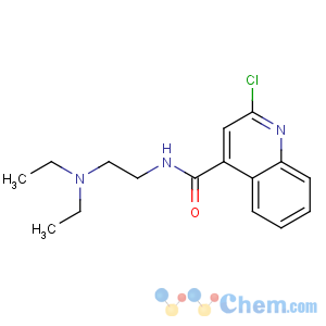 CAS No:87864-14-0 2-chloro-N-[2-(diethylamino)ethyl]quinoline-4-carboxamide