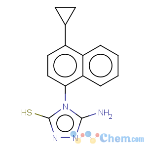 CAS No:878671-96-6 3H-1,2,4-Triazole-3-thione,5-amino-4-(4-cyclopropyl-1-naphthalenyl)-2,4-dihydro-