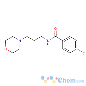 CAS No:87940-60-1 4-chloro-N-(3-morpholin-4-ylpropyl)benzamide